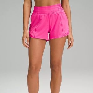 NWT Lululemon Hotty Hot High-Rise Lined Short 4"